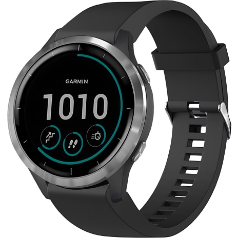 Fixed silikonerem til Garmin Smartwatch - sort