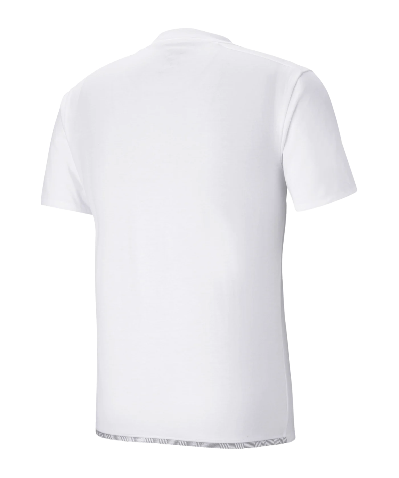 PUMA teamCUP Casuals Poloshirt Weiss Grau F04