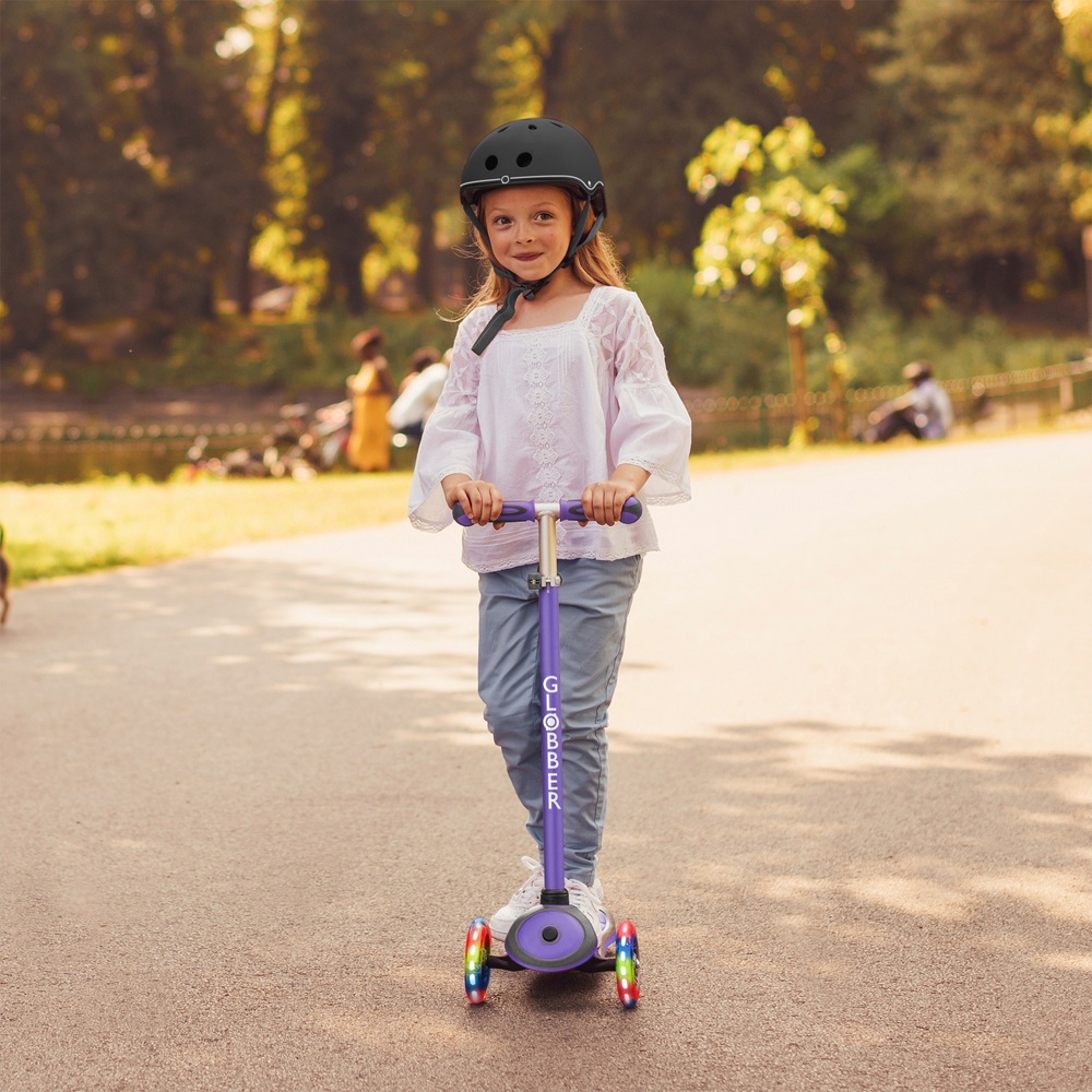 Globber PRIMO PLUS LIGHTS Lila Roller