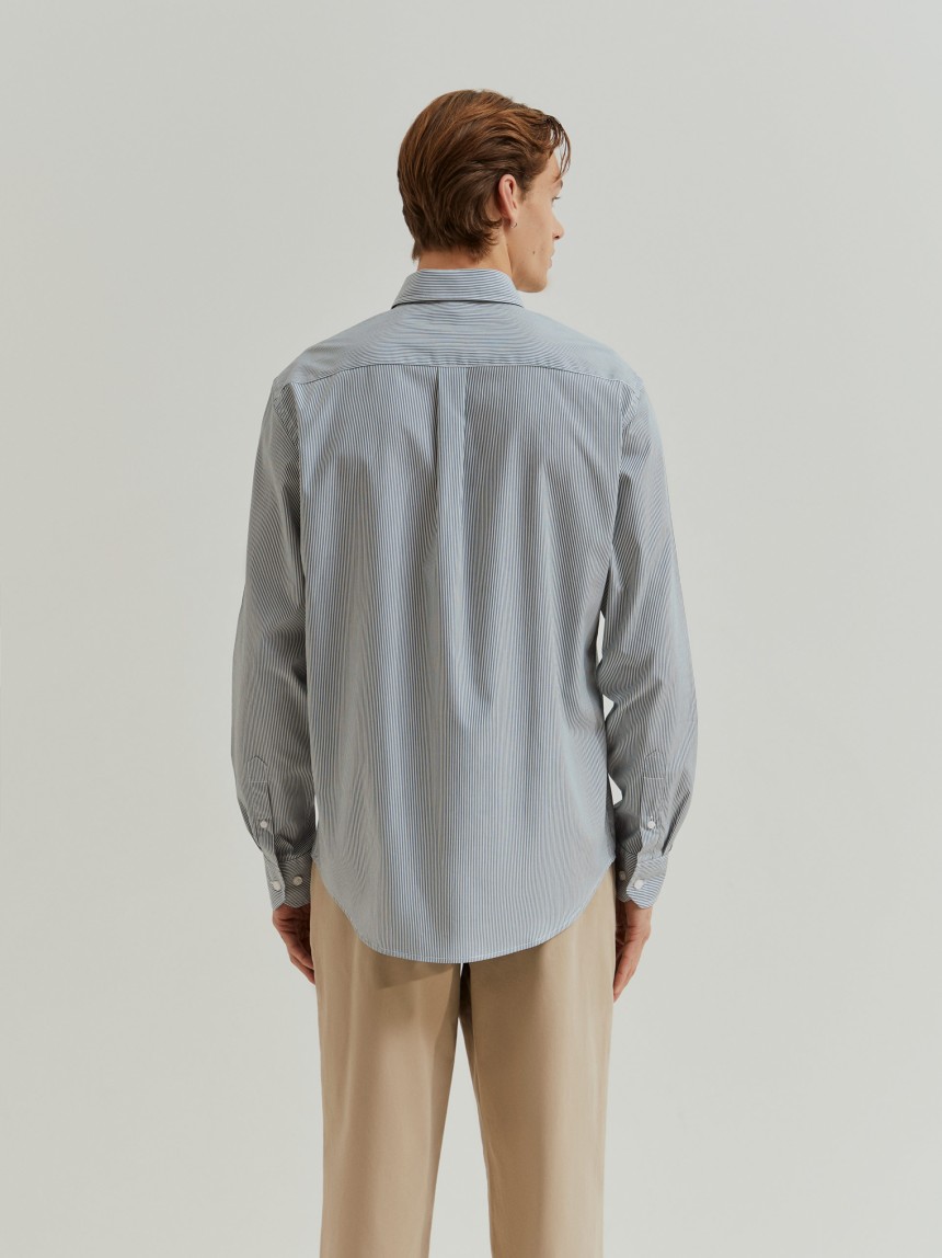 Camisa regular fit de algodão