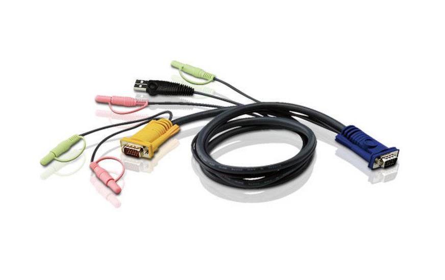 KVM-Kabel 2L-5305UUSB-VGA-KVM-Kabel, 5 m