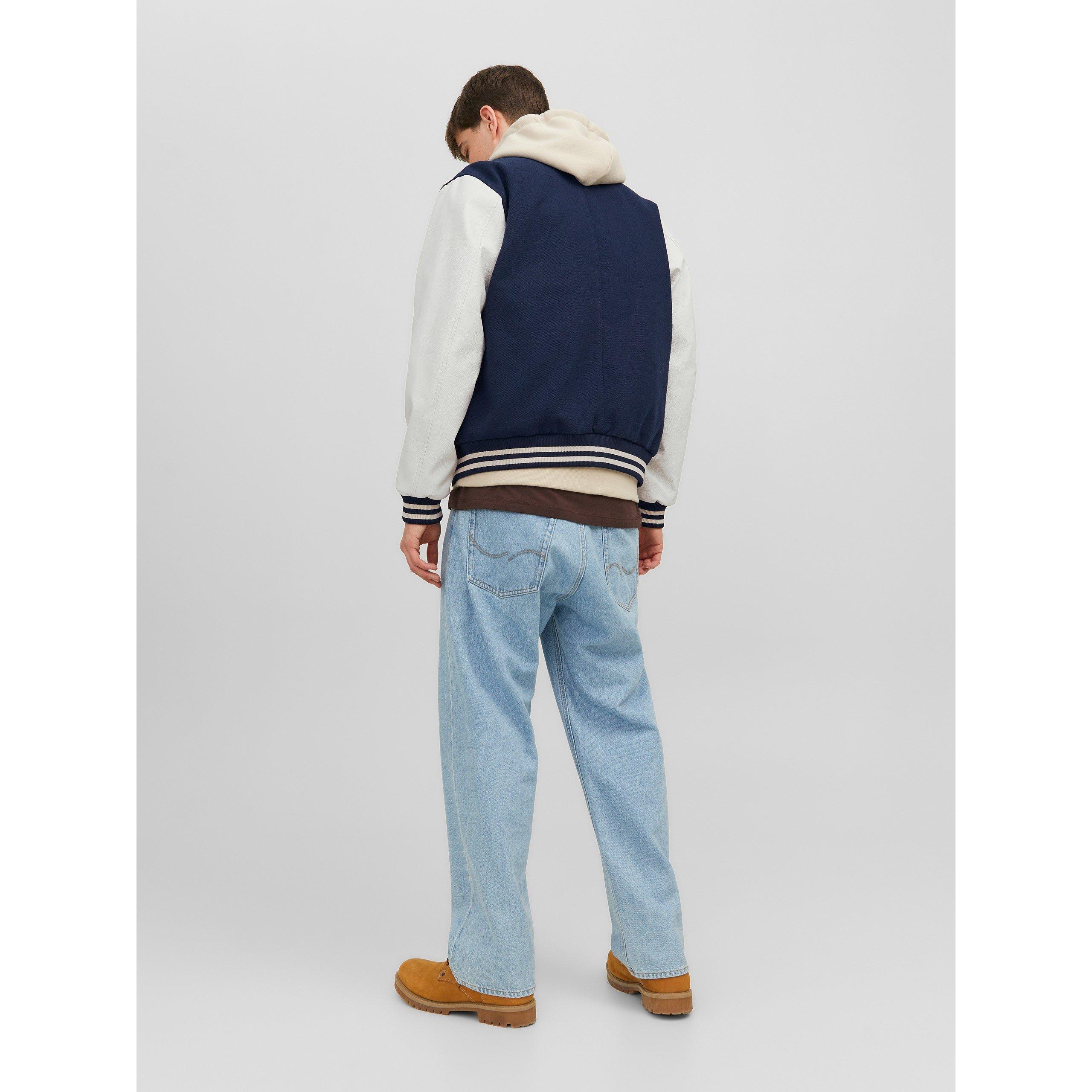 Jack and Jones College Wool Blend Bomber Jacket
