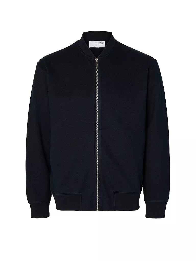 SELECTED Sweatjacke SLHMACK blau