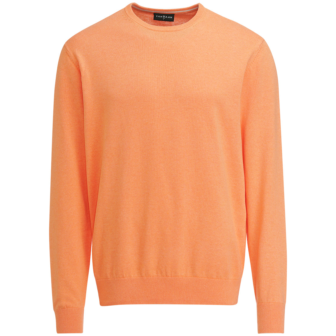 VanVaan Herren Pullover in Unifarben orange