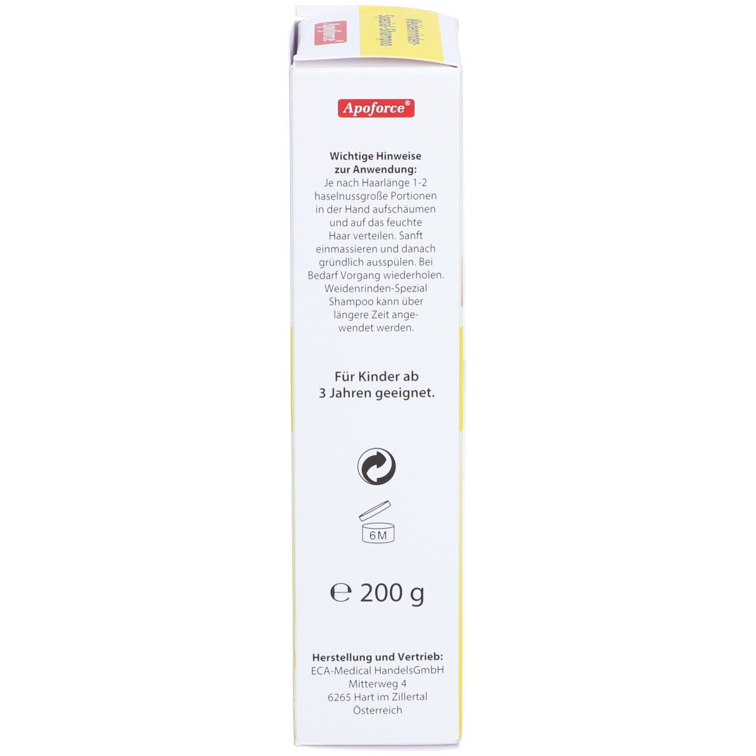 Apoforce® Weidenrinden Spezial-Shampoo