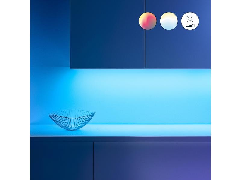 WiZ LED Stripe 20W 2m Tunable White & Color Einzelpack Smartes Leuchtmittel, steuerbar über Bluetooth, Matter, WLAN