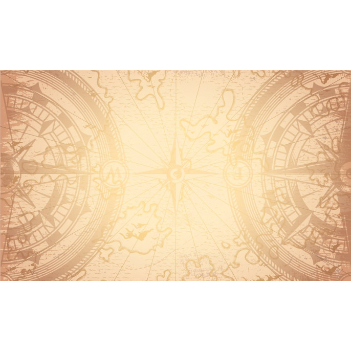 Tapis : 60x100cm - Compass Sepia
