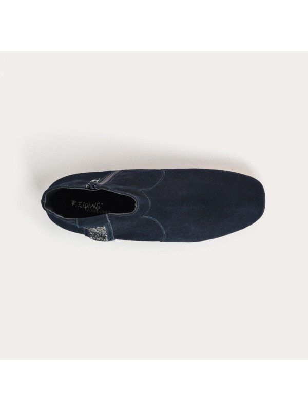 Bottines Lolita Peau Nuit - Reqins