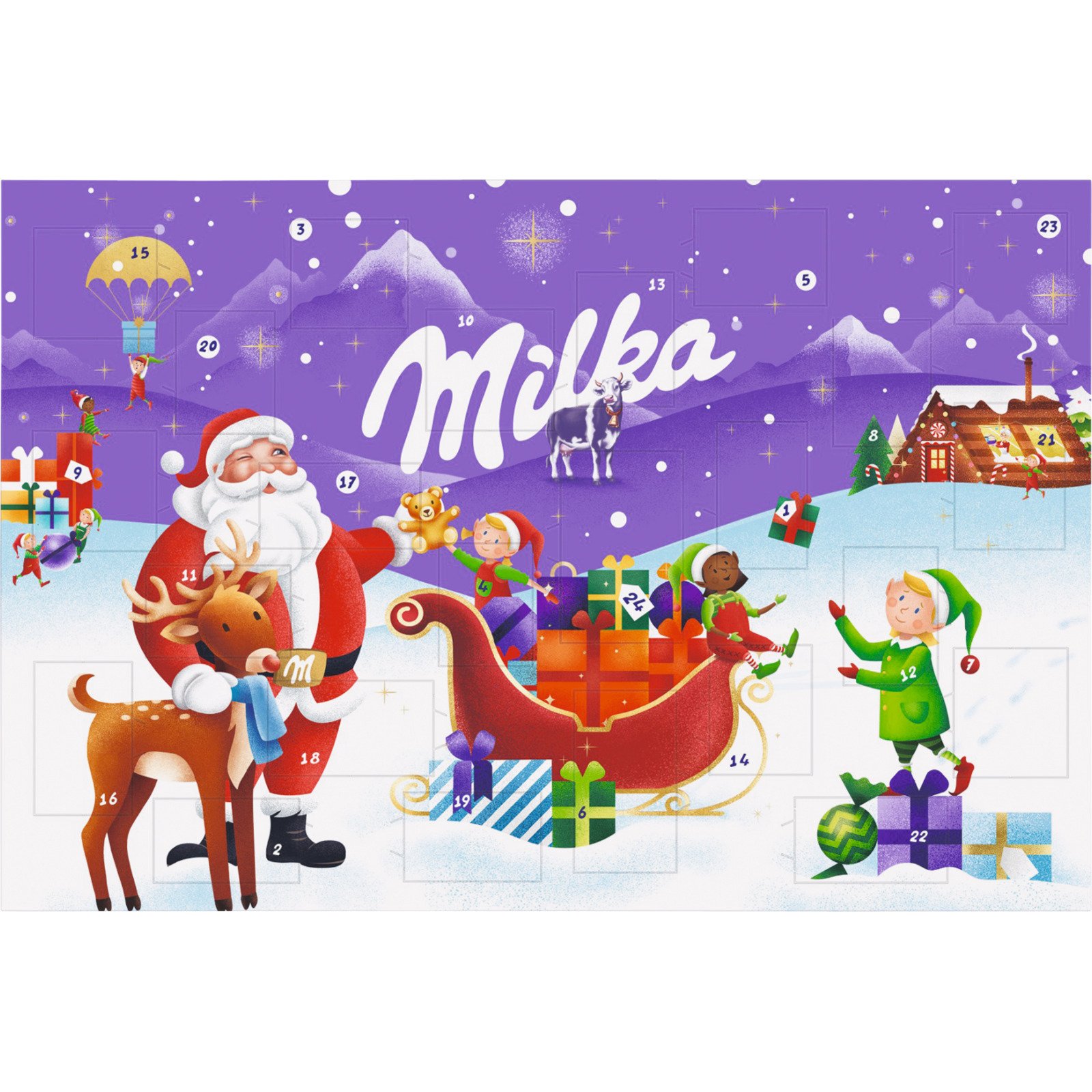 Milka Adventskalender Sort. 200g
