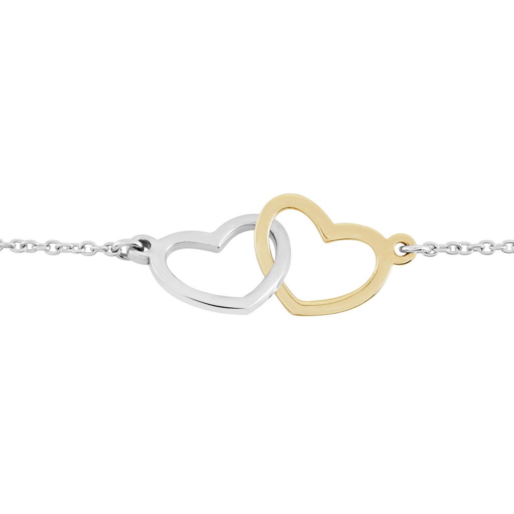 Bracelet Argent Bicolore Fethi