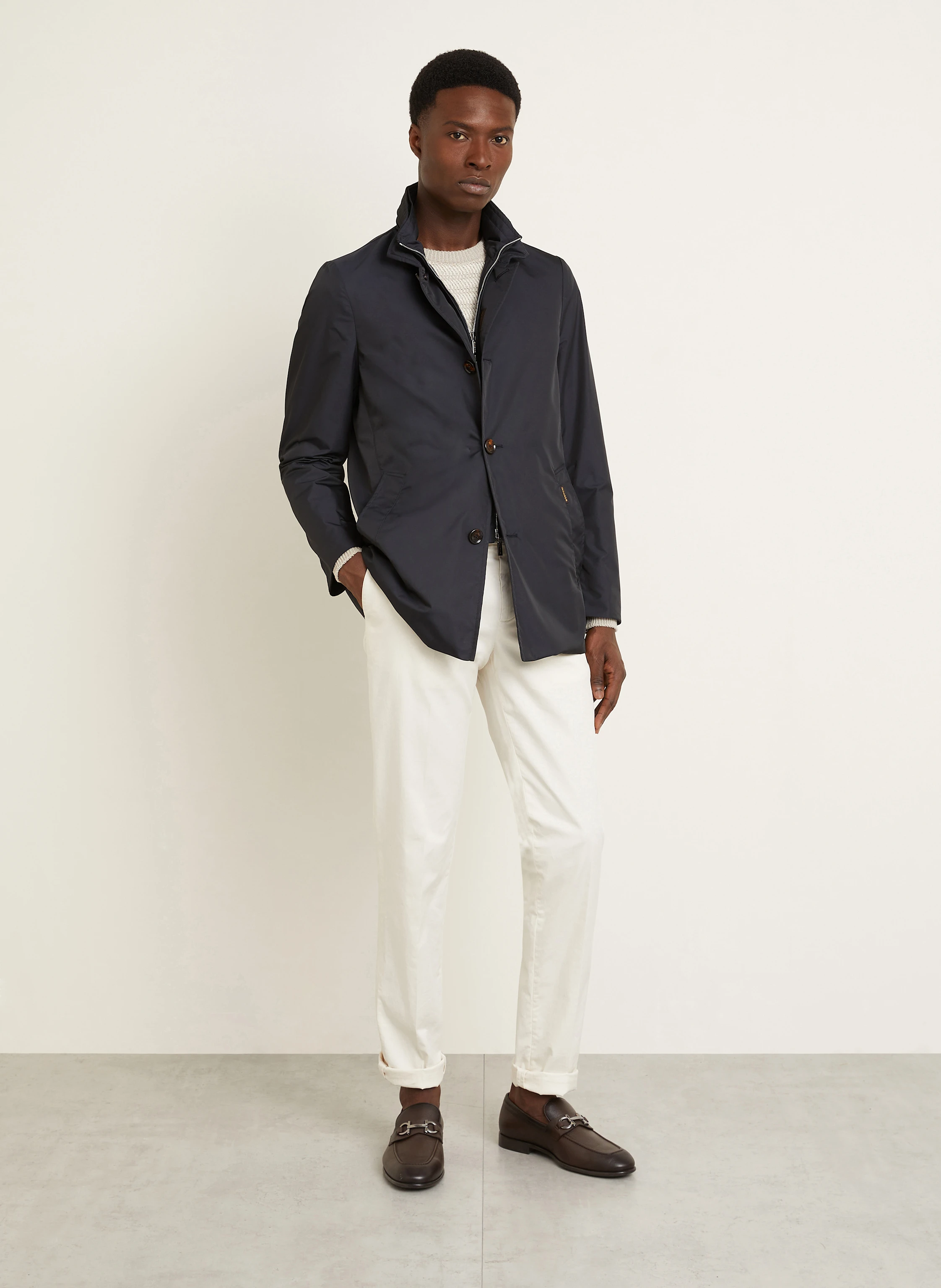 MOORER Jacke mit Blende