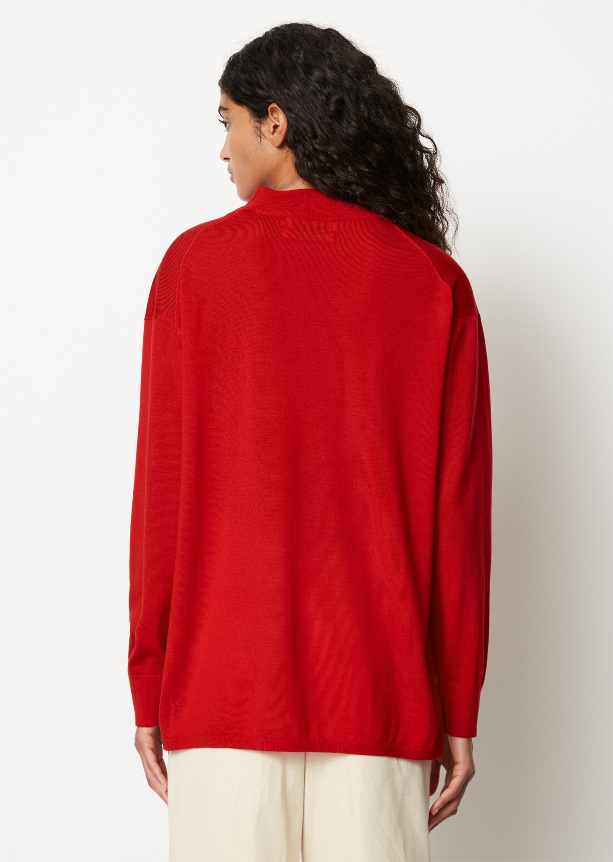 Feinstrickpullover looseaus edler Merinowolle