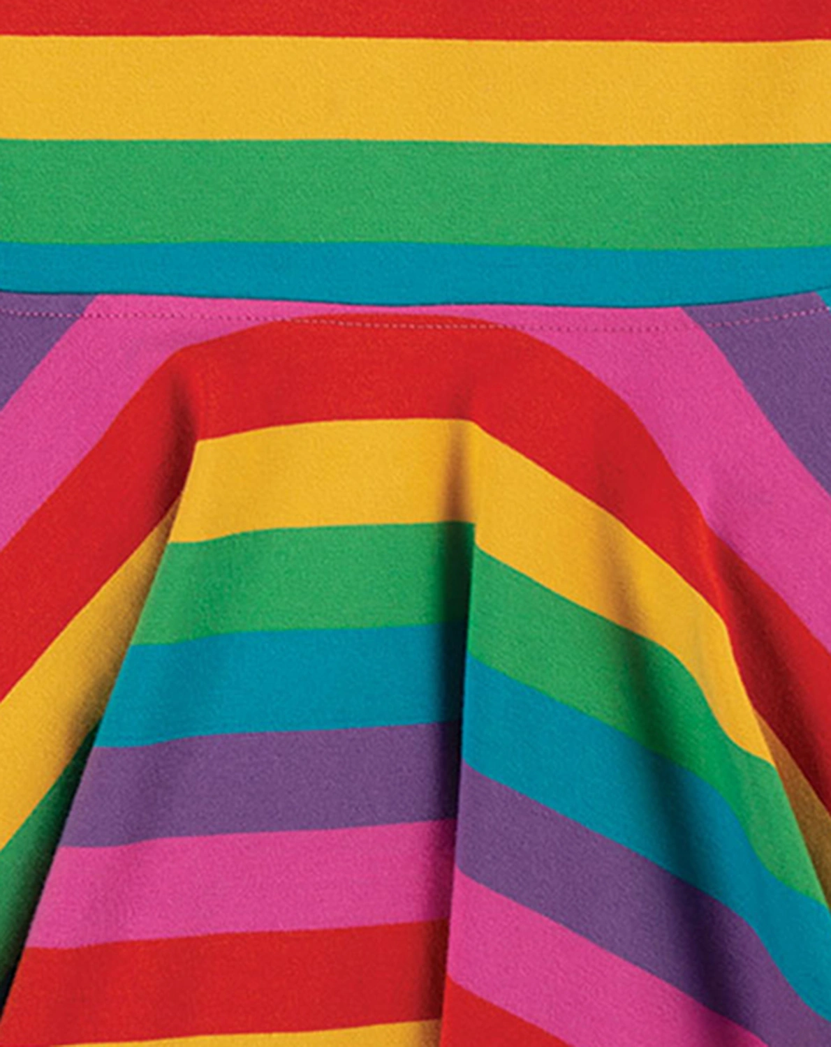 Kleid FOXGLOVE gestreift in bunt