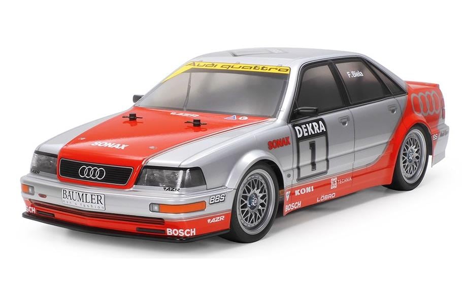 Tourenwagen 1992 Audi V8 Touring, TT-02 1:10, Bausatz<br>On-Road Modell auf bewährten TT-02 Tourenwagen Chassis