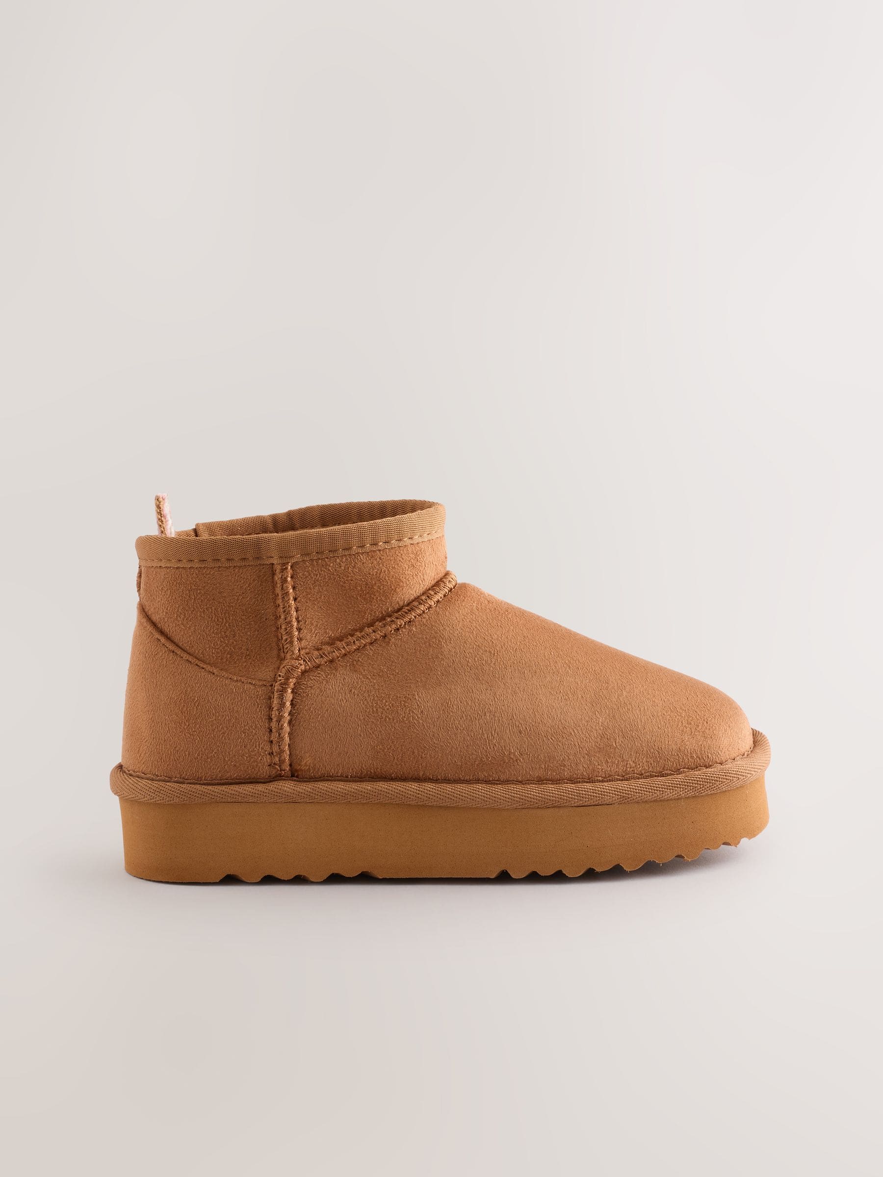 Lichtbruin - Slipper Ankle Boots