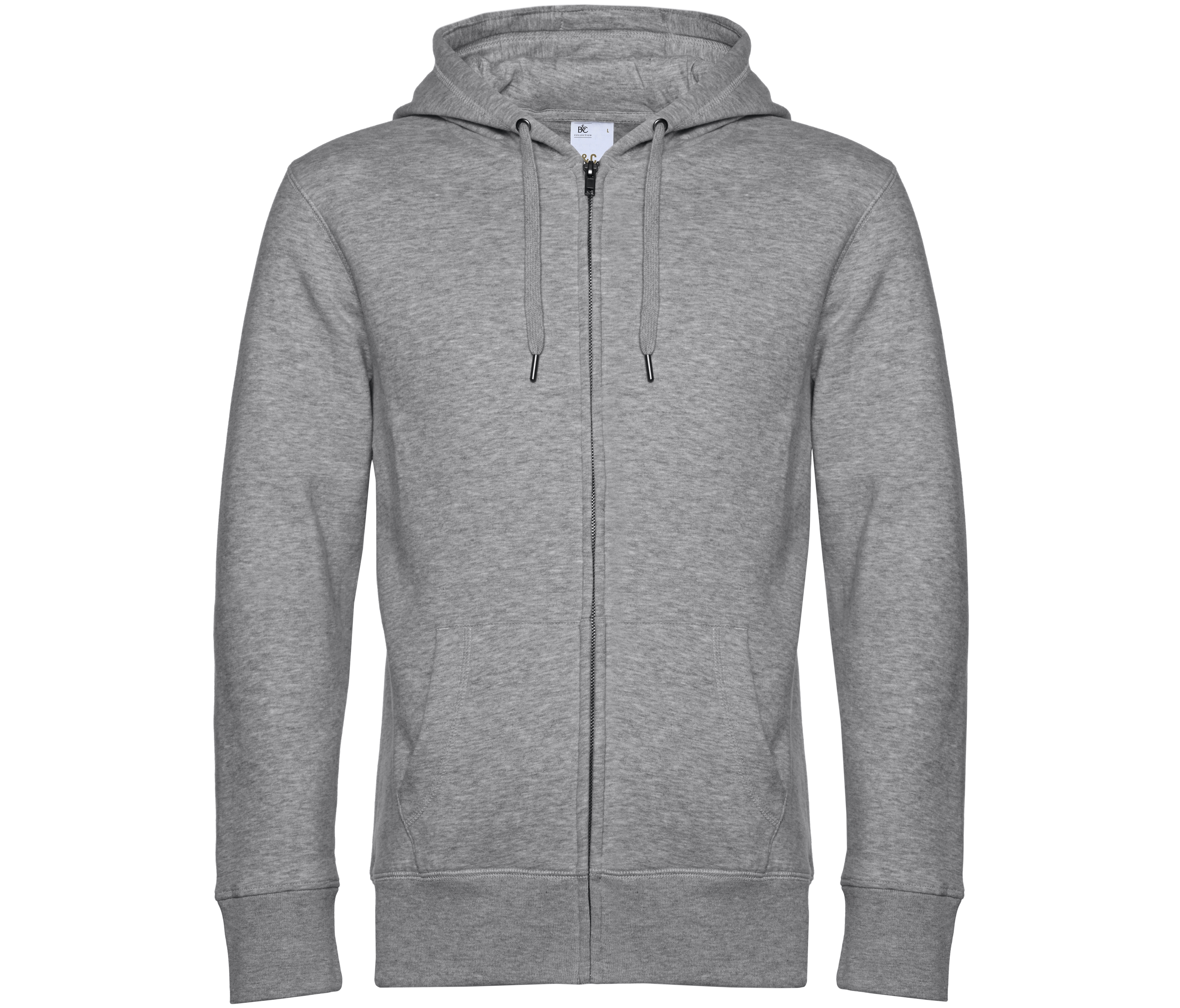 B&C BCU03K - Sweat Capuche zippé KING