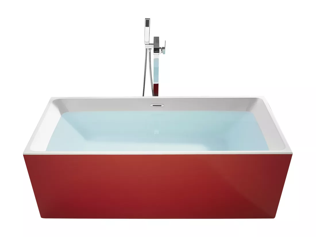 Baignoire îlot rouge 170 x 81 cm RIOS