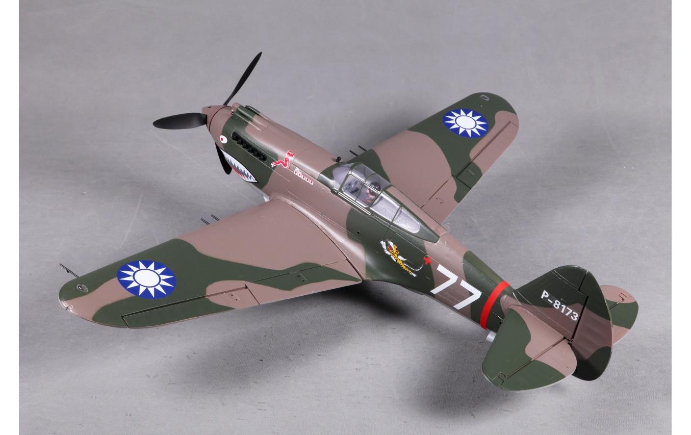 Warbird P-40B Curtiss Warhawk Flying Tiger 980 mm PNP<br>High-Speed Warbird mit Einziehfahrwerk