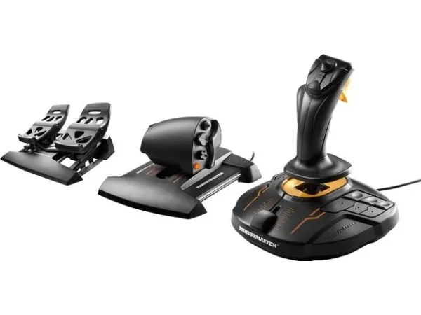 ThrustMaster T.16000M FCS Flight Pack - Joystick, speeder og pedaler - kablet - for PC