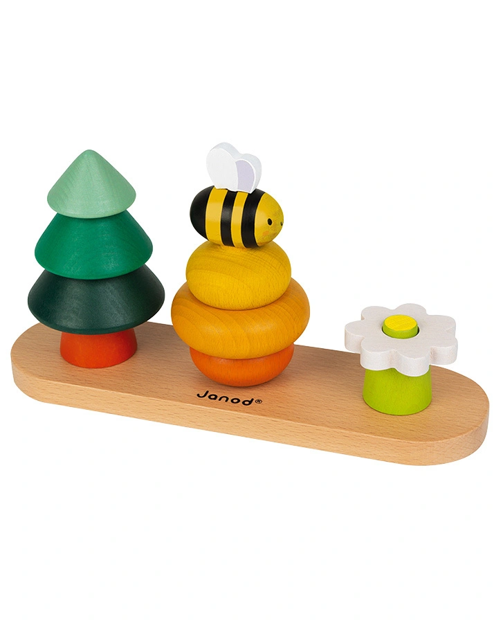 Janod-WWF® Steckspiel WALD 10-teilig