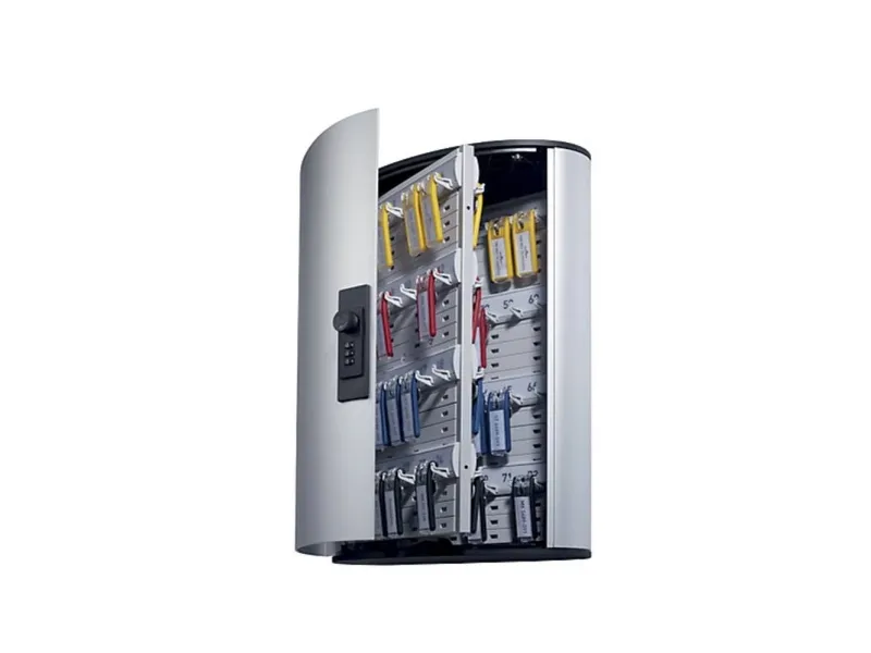 Nøgleskab Durable aluminium med kodelås til 72 nøgler
