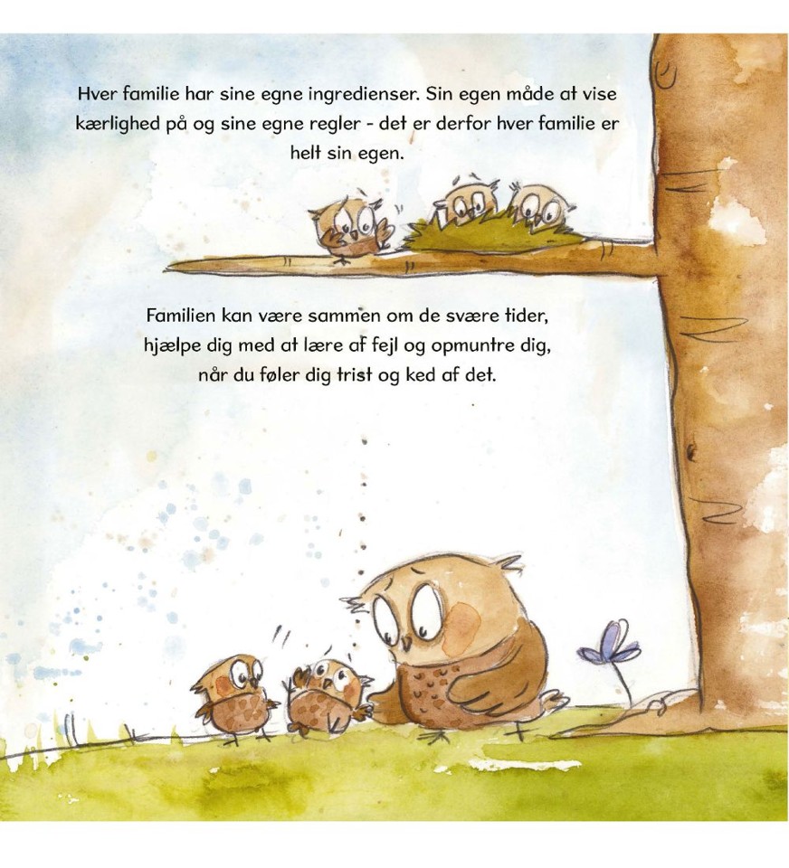 A big hug book - En familie er ligesom en kage