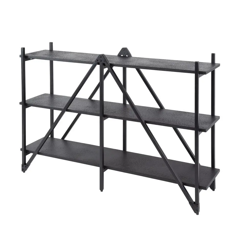 Wandrek - Metaal - 130x85cm - Zwart - Piega