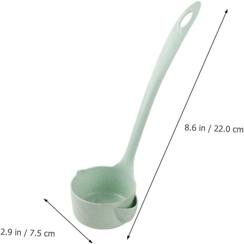 Ölabscheider - Löffel - abbaubarer Kunststoff - grün