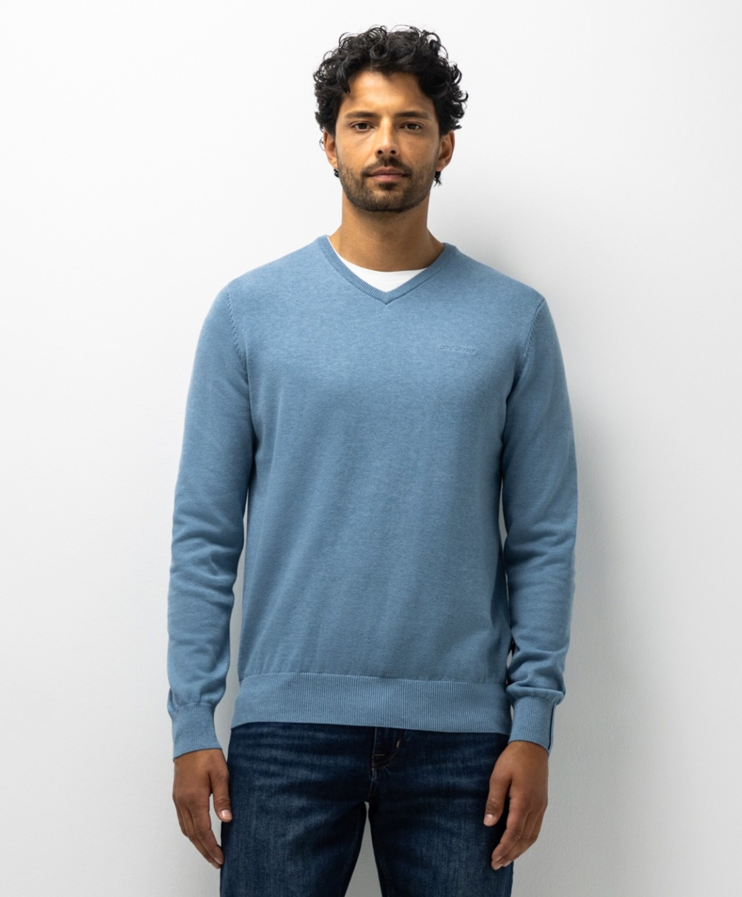 State of Art Heren trui blauw