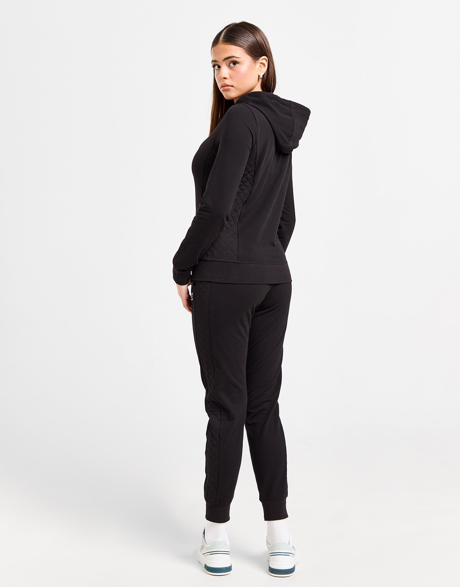 Emporio Armani EA7 Ensemble de survêtement Zippé Quilted Femme