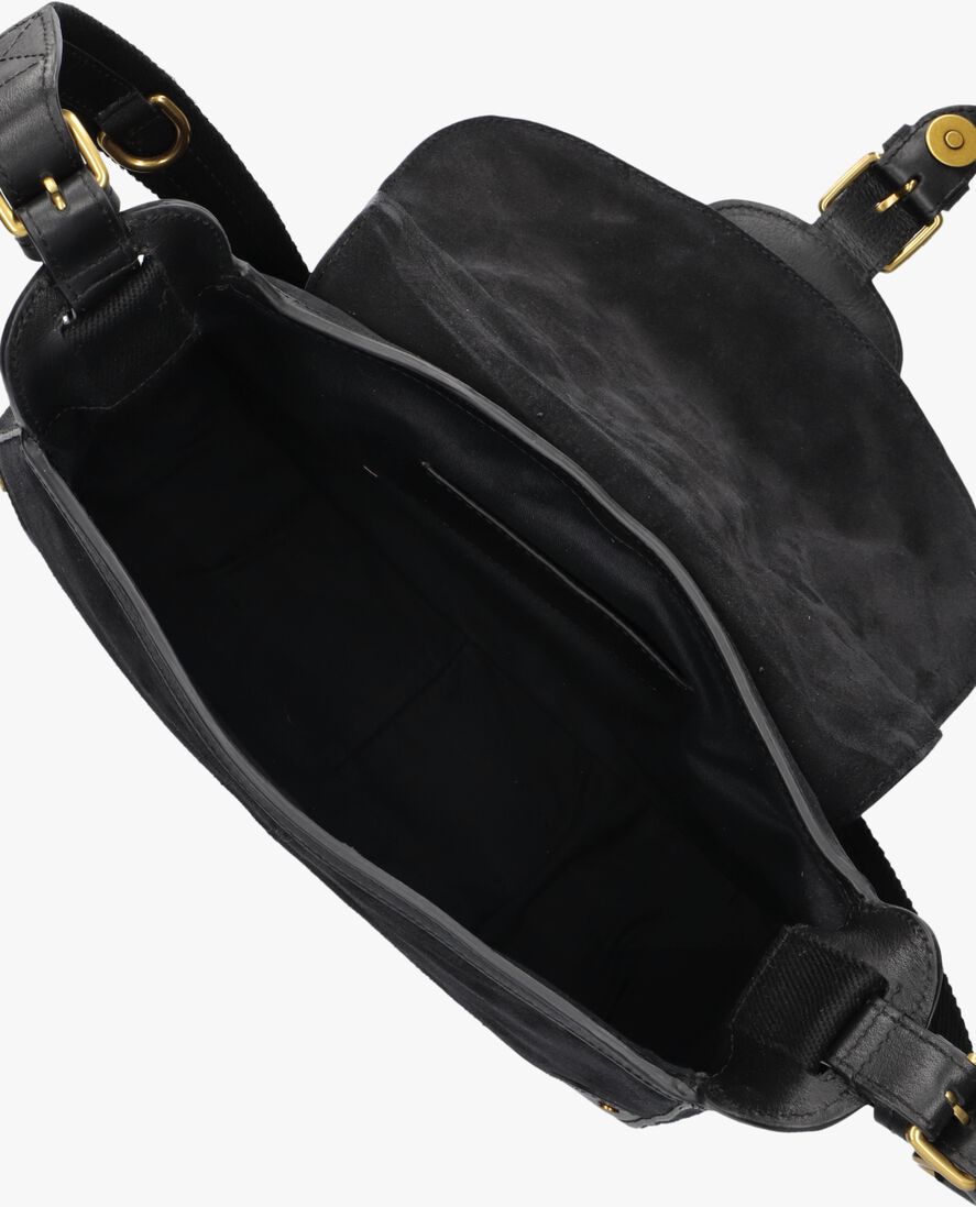 zwarte isabel marant schoudertas sierra s ga 25pbf0051fa b4c02m