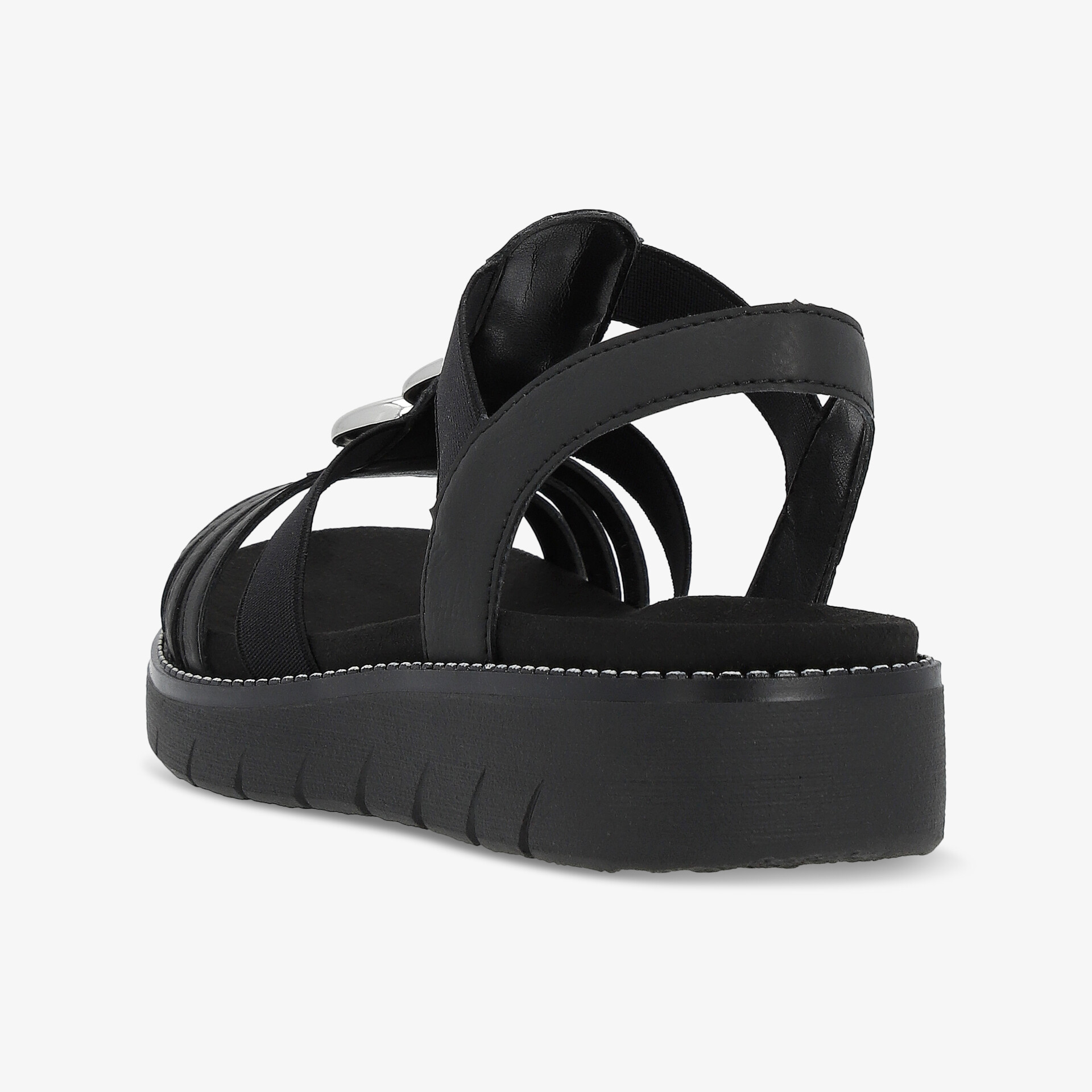 remonte Damen Sandalen schwarz