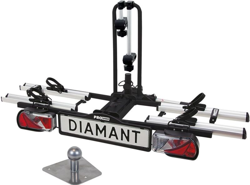 Pro User Diamant Fietsendrager + Wandbeugel en Opberghoes