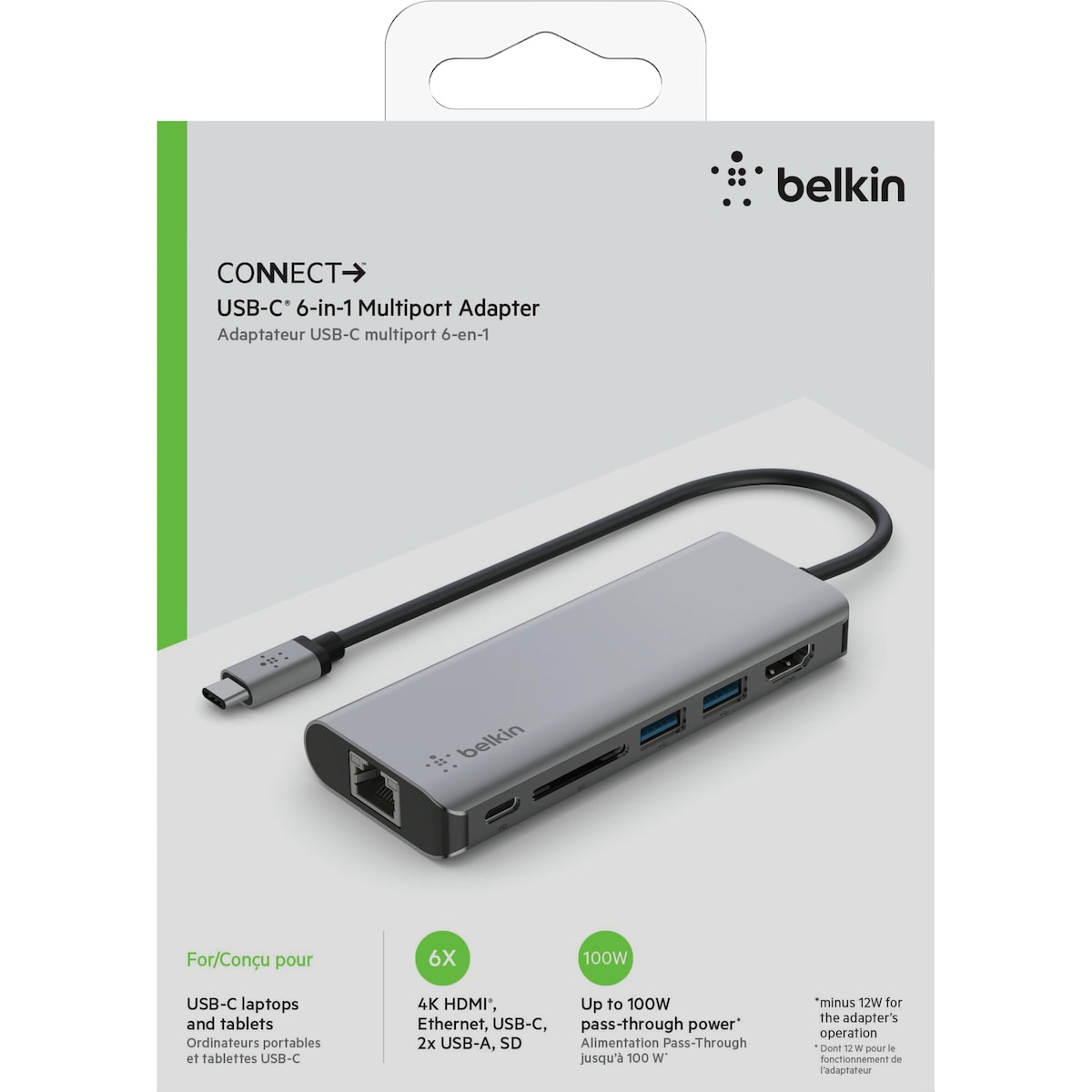 Belkin USB-C 6-i-1 adapter