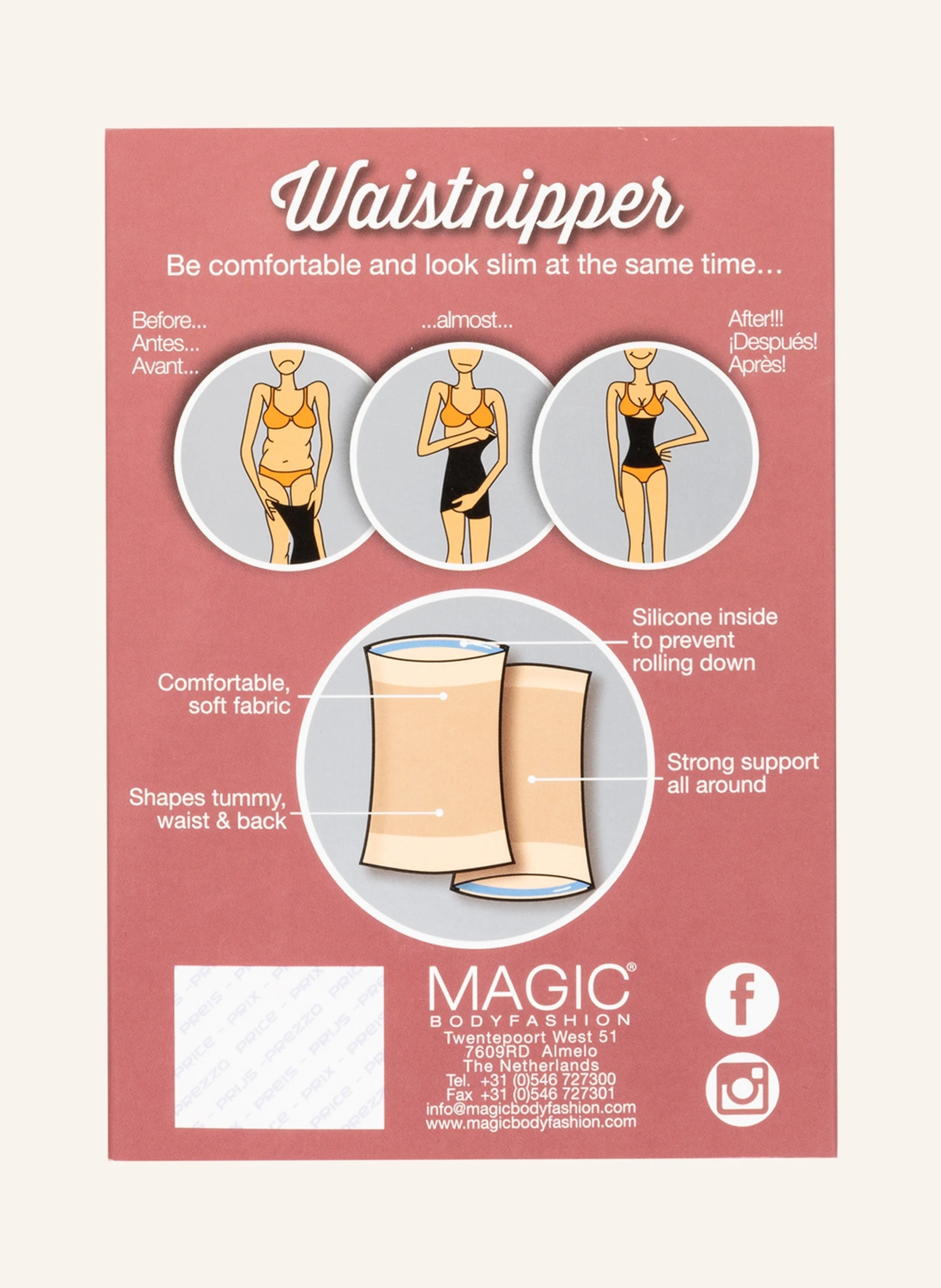 MAGIC Bodyfashion Shape-Taillenband WAISTNIPPER