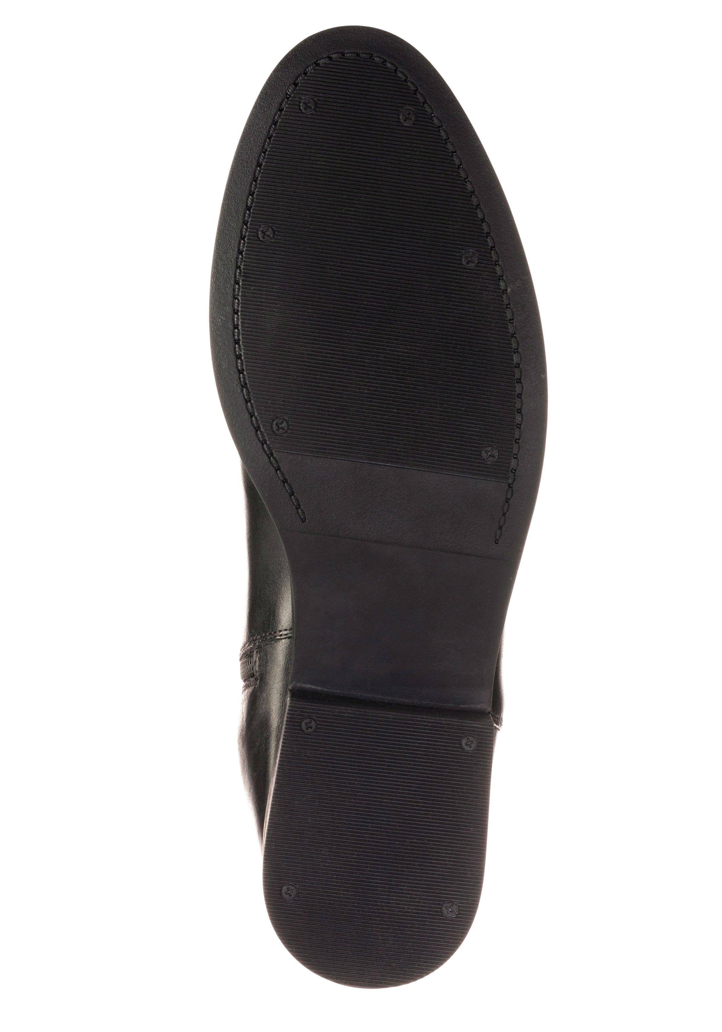 Weitschaftstiefel mit Stretch-Einsatz, in 3 Schaftweiten