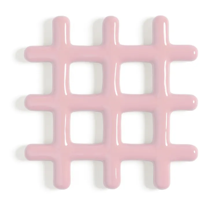 &Klevering Dessous de plat Grid | Rose