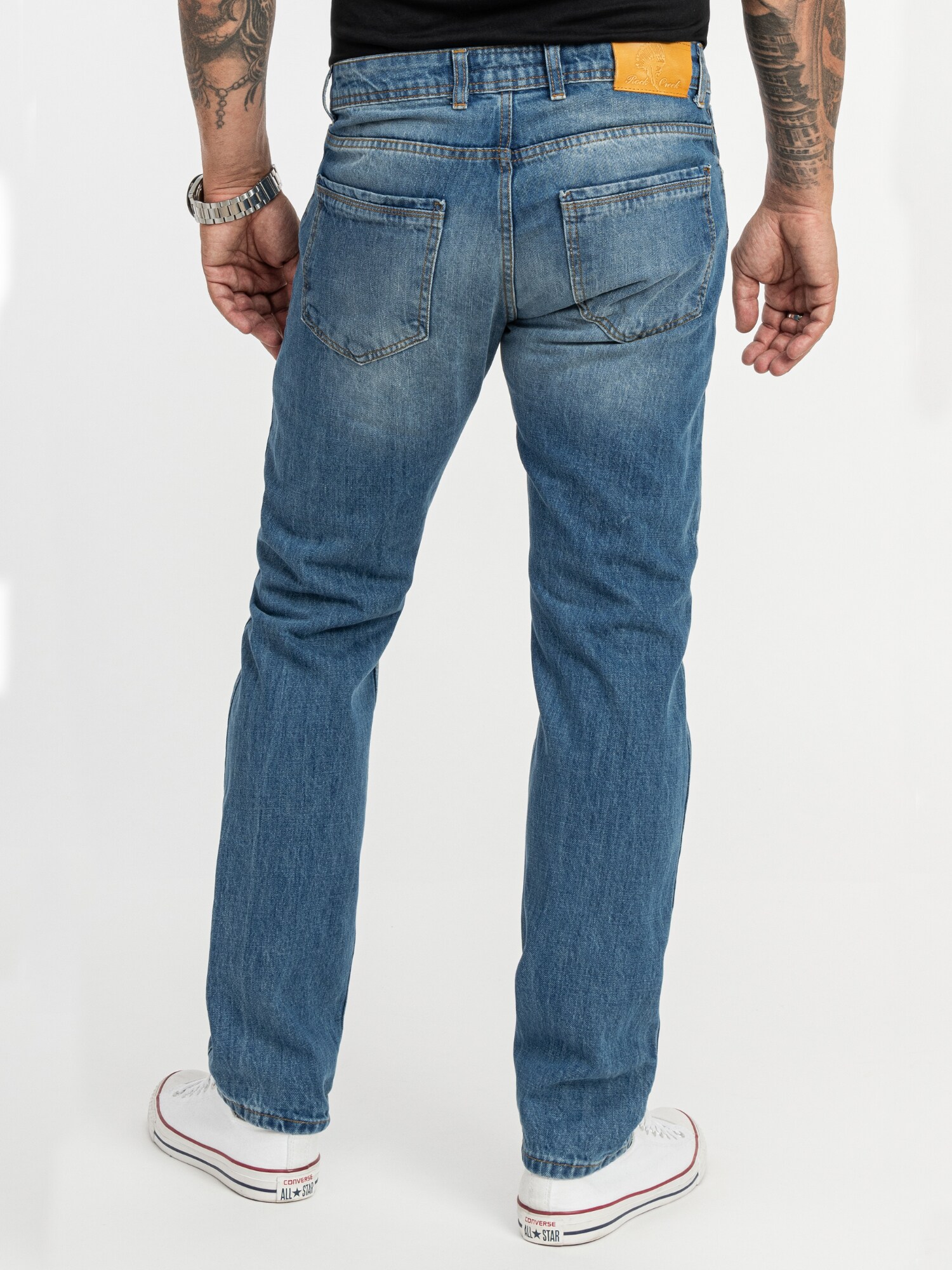Rock Creek Jeans Straight-Cut