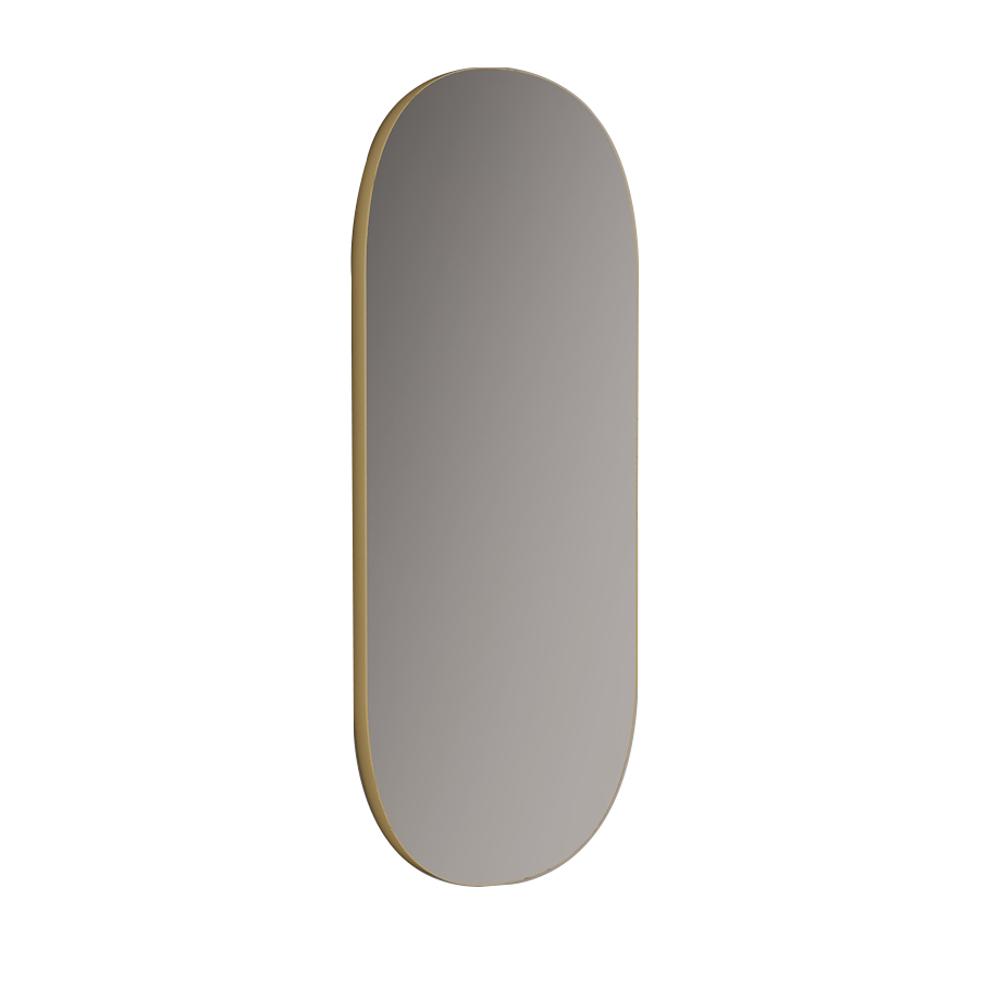 Spiegel - gold - oval - 45x85 cm