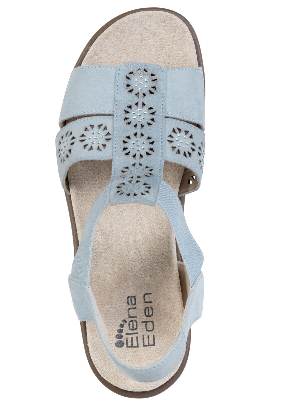 ELENA EDEN, sommerliche Damen-Sandalen, Weite G, mit herausnehmbarem Fussbett