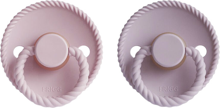Frigg FRIGG Rope runde sutter i latex 2-pak str. 2 - Baby Pink/Soft Lilac Baby pink/soft lilac