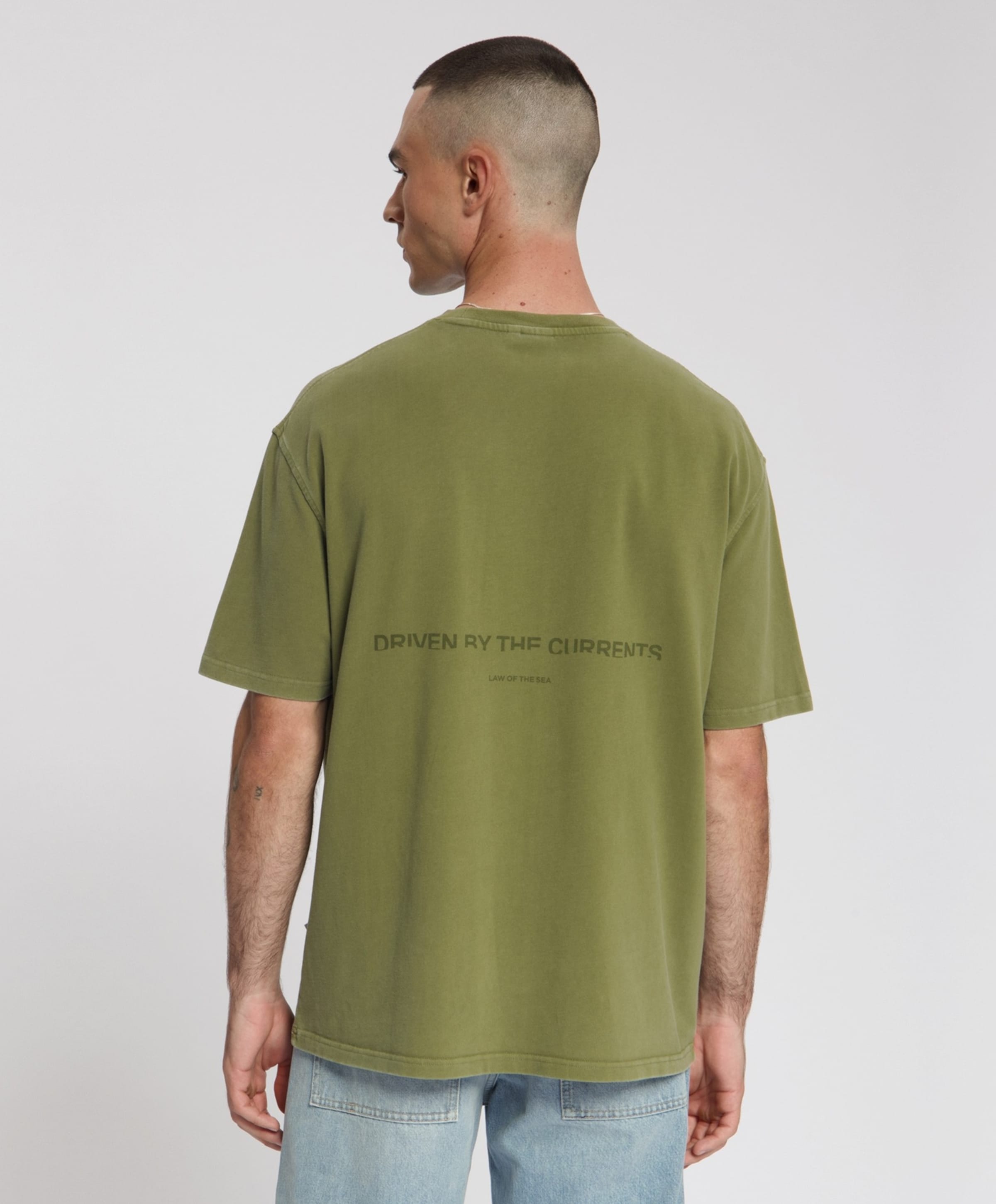 Law of the Sea Heren T-shirt groen