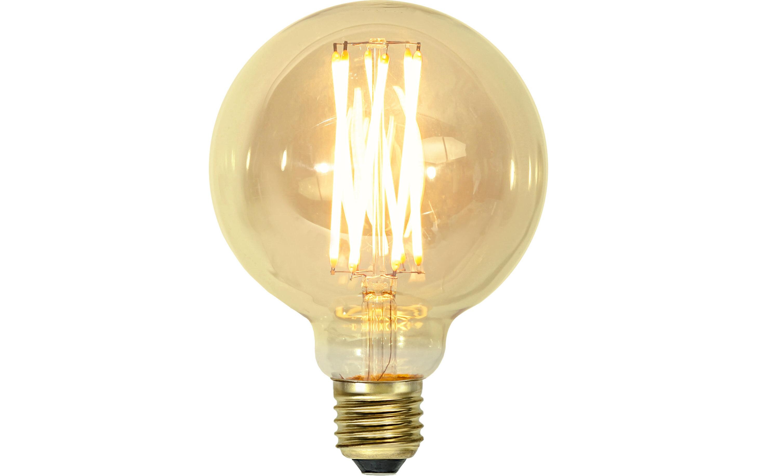 Lampe Vintage Gold G95 3.7 W (25 W) E27 WarmweissKlares Filament-Leuchtmittel