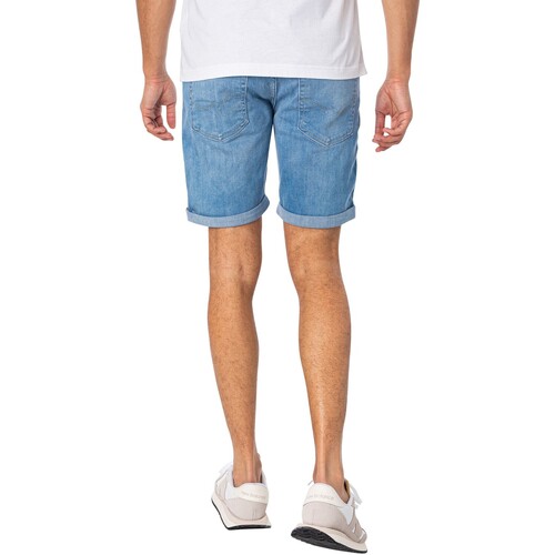 Jack & Jones - Shorts De Mezclilla Estándar Rick Original 624 Azul