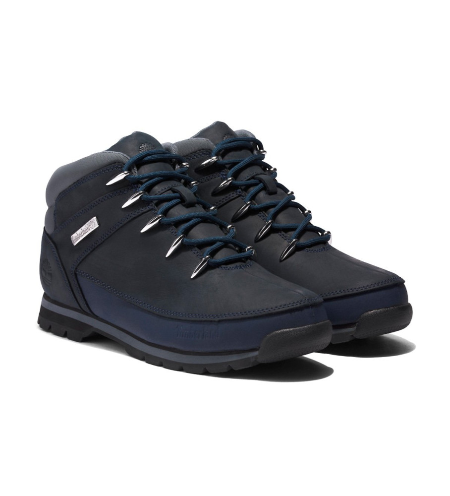 Botas Timberland Euro Sprint Mid Lace em Couro, Azul