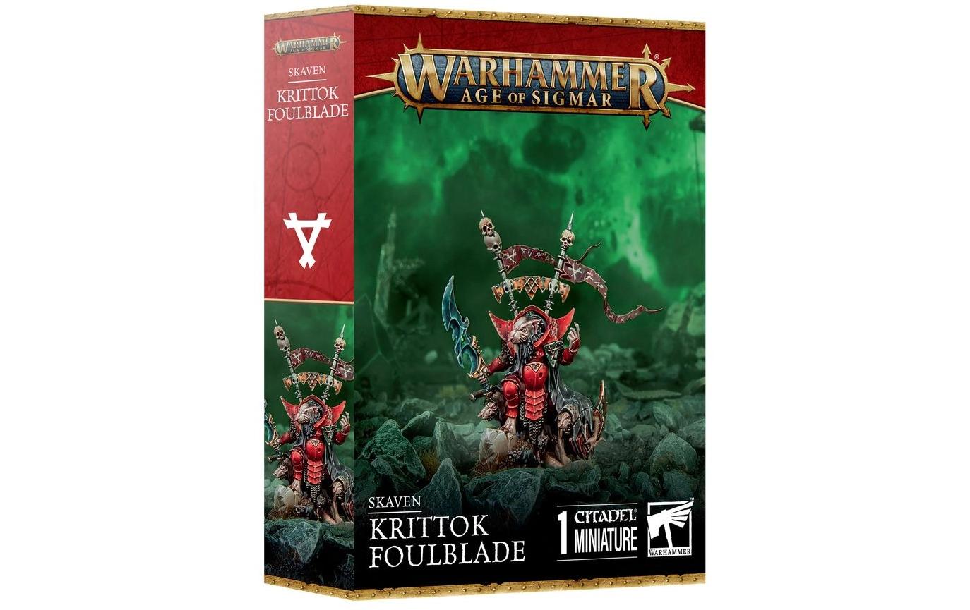 Figur Age of Sigmar Skaven: Krittok faulklingeWarhammer Age of Sigmar Skaven: Krittok Faulklinge Bausatz