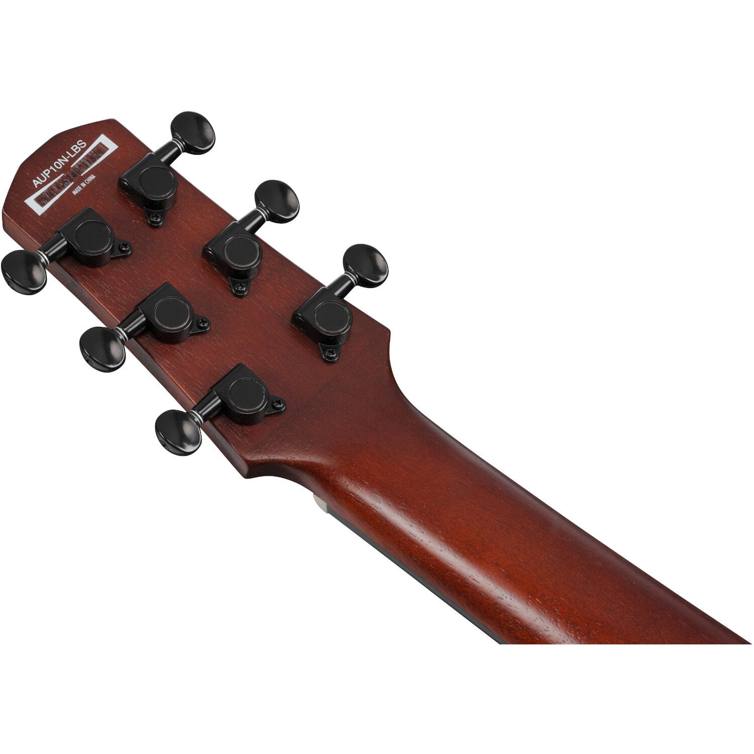Ibanez AUP10N Open Pore Light Brown Sunburst guitalele / piccolo gitaar met gigbag