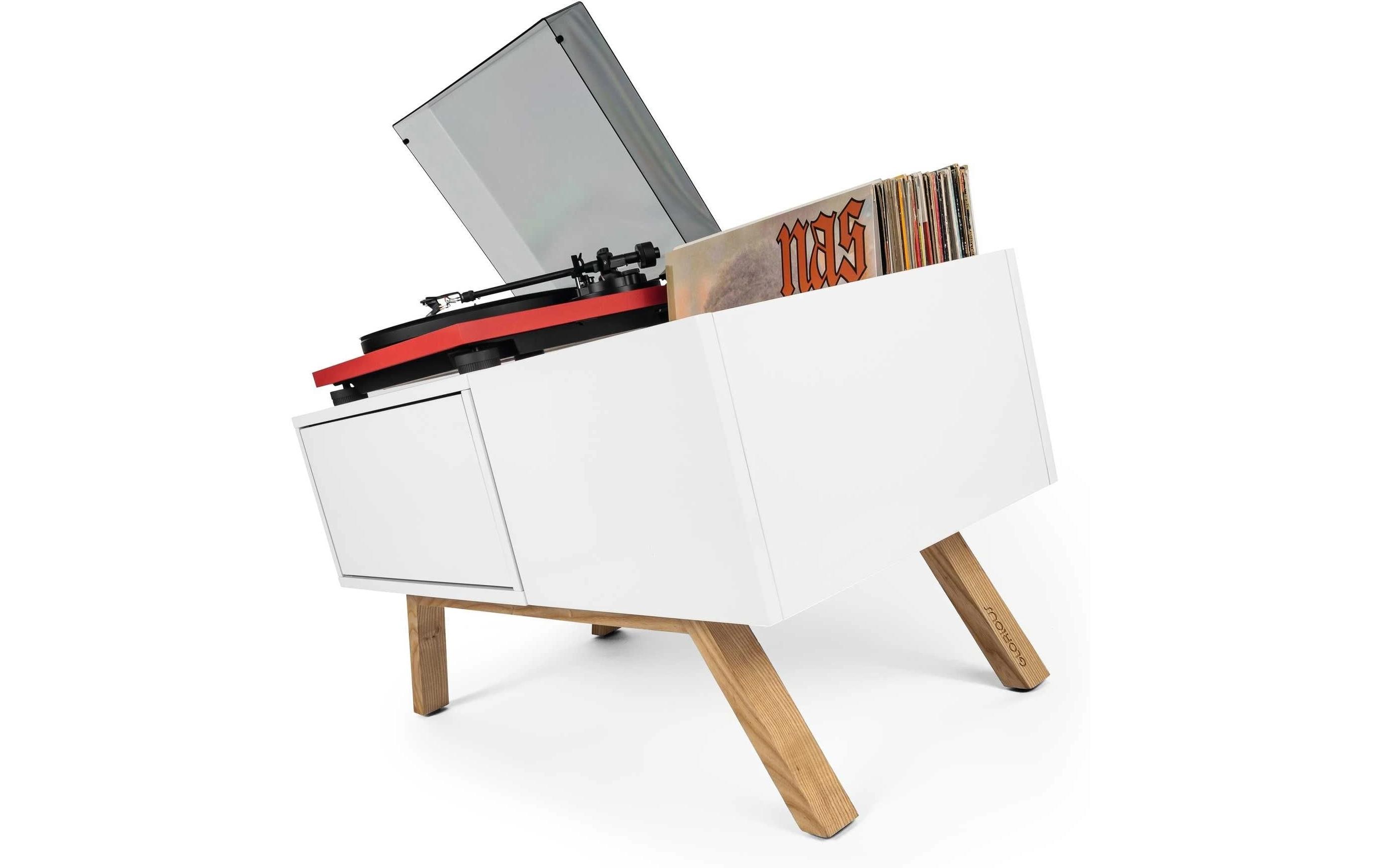 Turntable Lowboard<br>Sideboard für Schallplatten und Plattenspieler