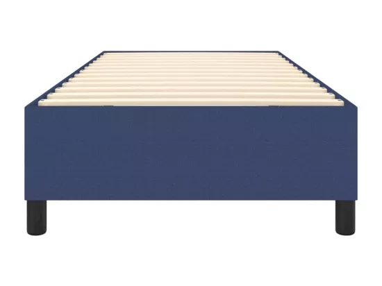 Sommier à lattes de lit Bleu 90x200 cm Tissu