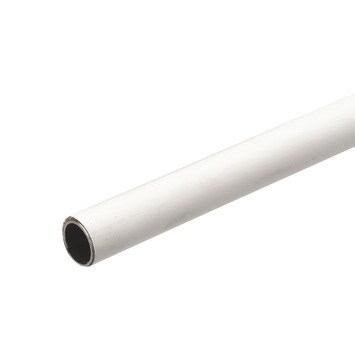 In de dag steun 12,7 mm gordijnroede wit 2 stuks